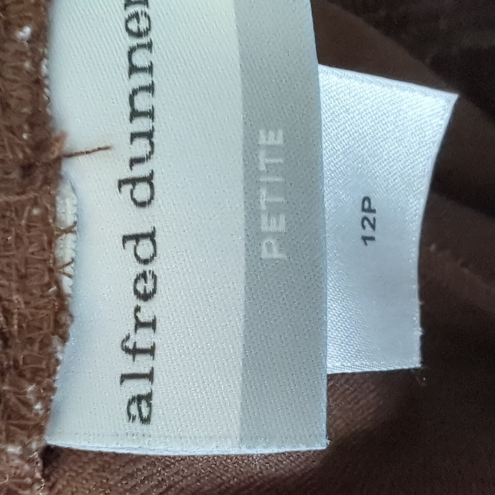 Alfred Dunner Women's Dark Brown Dress Pants 12P - Picture 3 of 4